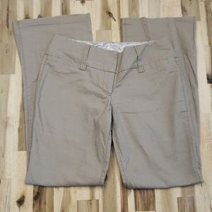 Maurices 5/6 Long KHAKI Dress Pants I am Smart